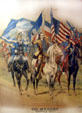 Poster of Cody promoting international friendship at Buffalo Bill Museum. Lookout Mountain, CO.