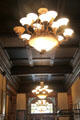 Light fixtures of Pueblo Union Depot. Pueblo, CO.