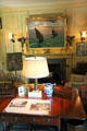 Claude Monet painting over morning room furnishings at Hill-Stead Museum. Farmington, CT.