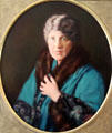 Portrait of Theodate Pope Riddle by C.J. Fox at Hill-Stead Museum. Farmington, CT.