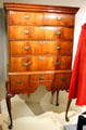 Flat-top high chest from Windsor or Hartford at Windsor Historical Society Museum. Windsor, CT.