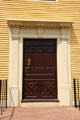 Front door of Silas Deane House. Wethersfield, CT.