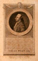 Graphic of Silas Dean by Ducimetiere of Philadelphia at Silas Deane House. Wethersfield, CT.