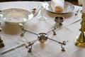 Warming trivet in dining room at Silas Deane House. Wethersfield, CT.