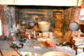 Kitchen fireplace at Silas Deane House. Wethersfield, CT.