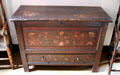 Chest with painted flowers at Silas Deane House. Wethersfield, CT.