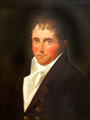 Portrait of Ashbel Wright who fought at Bunker Hill attrib. to C. Delin at Wethersfield Museum. Wethersfield, CT.