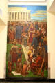 "Incident in Contemporary American Life" about Marian Anderson concert at Lincoln Memorial painting by Mitchell Jamieson at Interior Department. Washington, DC.