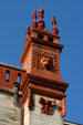 Pinnacle with lion on Alcazar Hotel. St Augustine, FL