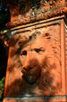 Detail of lion on Alcazar Hotel. St Augustine, FL.