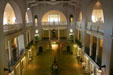 Grand ballroom of former Alcazar Hotel now a gallery of Lightner Museum. St Augustine, FL.