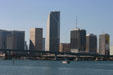Skyline of Miami with One Miami, Intercontinental, Citigroup, Wachovia, One Biscayne, Sun Trust & New World Towers. Miami, FL.