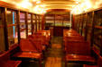 Interior of Miami Trolley 231 Historical Museum of Southern Florida. Miami, FL.