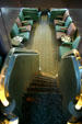 California Zephyr Silver Crescent lounge seen from steps to observation deck at Gold Coast Railroad Museum. Miami, FL.