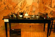 Laboratory table in the museum at the Edison Winter Estate. Fort Myers, FL.