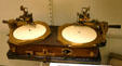 Edison Embossing Translating Telegraph precurssor of the phonograph at Edison Estate Museum. Fort Myers, FL.