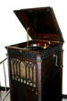 Edison Disk Phonograph at Edison Estate Museum. Fort Myers, FL.