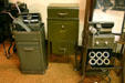 Early Edison office dictation equipment at Edison Estate Museum. Fort Myers, FL.