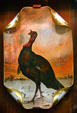 Turkey platter designed for President Rutherford B. Hayes by Theodore Davis of Haviland & Co. at Edison Estate Museum. Fort Myers, FL.