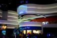 Lighted main hall of Georgia Aquarium. Atlanta, GA.