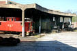 Rolling stock at Roundhouse Railroad Museum. Savannah, GA.