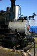 Central of Georgia steam locomotive #8 at Roundhouse Railroad Museum. Savannah, GA.