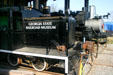 Small yard engine using Caterpillar engine at Roundhouse Railroad Museum. Savannah, GA.