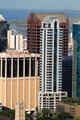 The Pinnacle Honolulu with Verizon & 1132 Bishop buildings behind seen from Punchbowl Crater. Honolulu, HI.