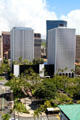 Topa Financial Center Towers from Aloha Tower. Honolulu, HI.