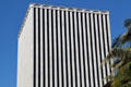 Upper floor facade of Topa Financial Center Tower. Honolulu, HI.