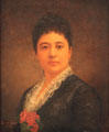 Princess Bernice Pauahi Bishop portrait by Jennie S. Loop at Bishop Museum. Honolulu, HI.