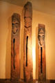 Micronesian Pacific totem drums at Bishop Museum. Honolulu, HI.
