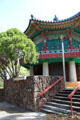 Entrance stairs of Center for Korean Studies at University of Hawai'i. Honolulu, HI.
