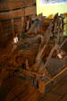 Dowden potato digger made in Iowa at Communal Agricultural Museum. South Amana, IA.
