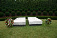 Graves of Herbert & Lou Hoover at Hoover Library. West Branch, IA.
