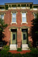 Fraternity house in Lockerbie historic district. Indianapolis, IN.