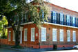Beauregard brick house at Esplanade Ave. & Bourbon St. New Orleans, LA.
