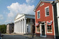 Heritage buildings of New Bedford Waterfront Historic Area along N. Water St. New Bedford, MA.