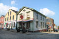 Heritage wooden buildings. New Bedford, MA.