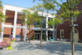 Entrance wing of New Bedford Whaling Museum. New Bedford, MA.