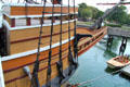 Prow of Mayflower II. Plymouth, MA.