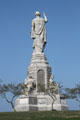 Rear view of National Monument to the Forefathers. Plymouth, MA.