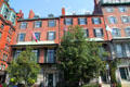 Nathaniel Pope Russell - James B. Bradlee & Edward Tuckerman - George Francis Parkman Houses in Beacon Hill. Boston, MA.