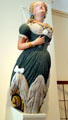 Ship figurehead in East India Marine Hall at Peabody Essex Museum. Salem, MA.