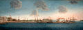 Crowninshield's Wharf in Salem painting by George Ropes at Peabody Essex Museum. Salem, MA.