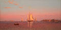 Castle Island painting by Francis Augustus Silva at Peabody Essex Museum. Salem, MA.