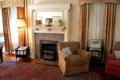 Parlor fireplace at John F. Kennedy NHS. Boston, MA.