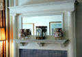 Parlor fireplace at John F. Kennedy NHS. Boston, MA.