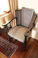 Armchair in parlor at John F. Kennedy NHS. Boston, MA.