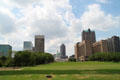 Skyline of St. Louis. St. Louis, MO.